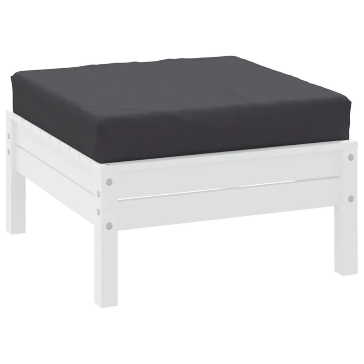 vidaXL Μαξιλάρι Παλέτας Ανθρακί 60 x 60 x 8 εκ. Ύφασμα Oxford