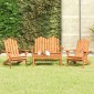 vidaXL Σαλόνι Κήπου Adirondack Σετ 4 Τεμαχίων από Μασίφ Ξύλο Ακακίας