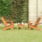 vidaXL Σαλόνι Κήπου Adirondack Σετ 3 Τεμαχίων από Μασίφ Ξύλο Ακακίας