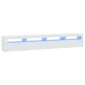 vidaXL Έπιπλο Τηλεόρασης με LED Λευκό 240x35x40 εκ.