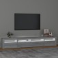 vidaXL Έπιπλο Τηλεόρασης με LED Γκρι Sonoma 240x35x40 εκ.