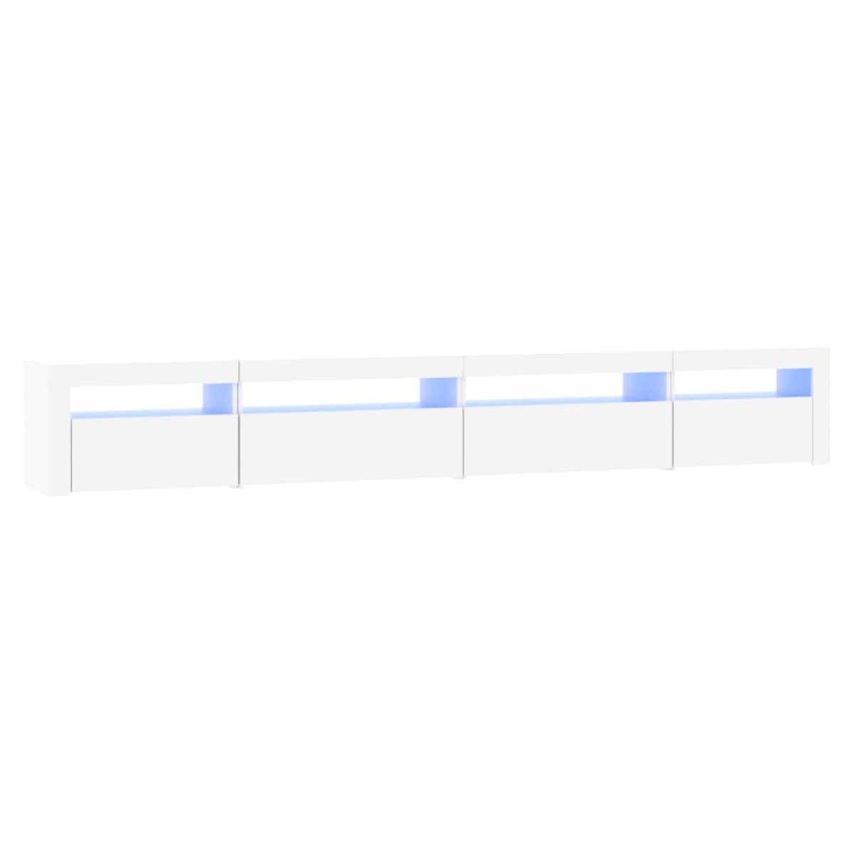 vidaXL Έπιπλο Τηλεόρασης με LED Λευκό 270 x 35 x 40 εκ.
