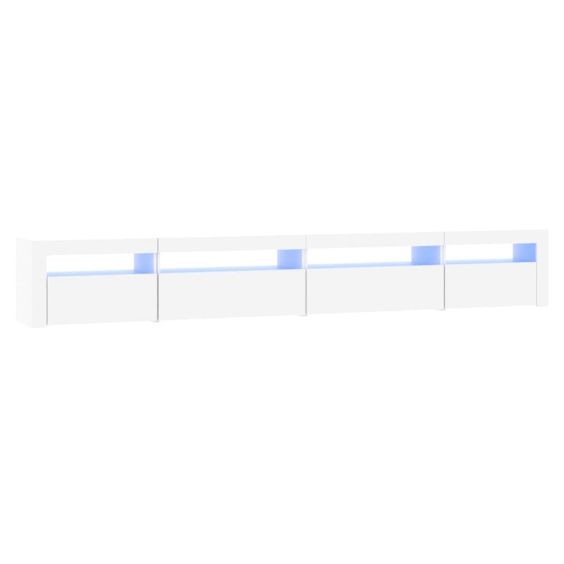 vidaXL Έπιπλο Τηλεόρασης με LED Λευκό 270 x 35 x 40 εκ.