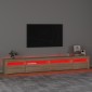 vidaXL Έπιπλο Τηλεόρασης με LED Sonoma Δρυς 270x35x40 εκ.
