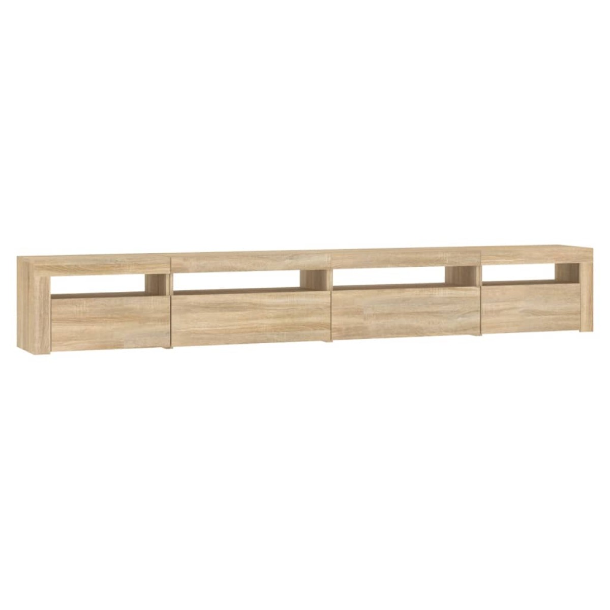 vidaXL Έπιπλο Τηλεόρασης με LED Sonoma Δρυς 270x35x40 εκ.