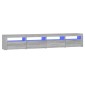 vidaXL Έπιπλο Τηλεόρασης με LED Γκρι Sonoma 240x35x40 εκ.