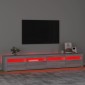 vidaXL Έπιπλο Τηλεόρασης με LED Γκρι Sonoma 240x35x40 εκ.