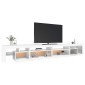 vidaXL Έπιπλο Τηλεόρασης με LED Λευκό 290 x 36,5 x 40 εκ.
