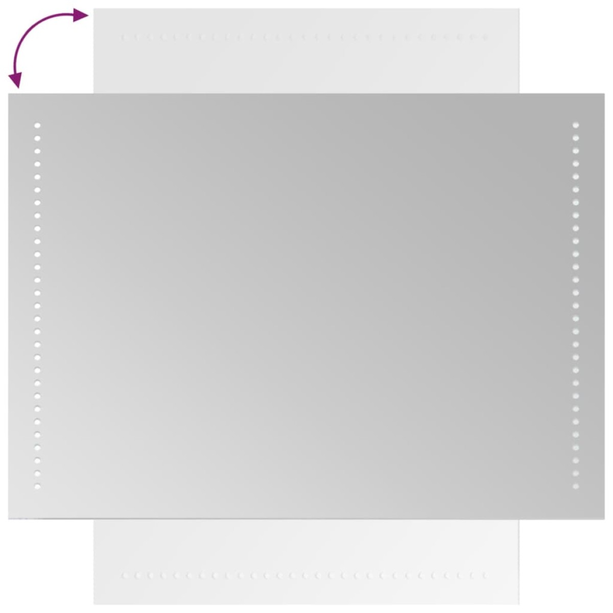 vidaXL Καθρέφτης Μπάνιου με LED 50 x 70 εκ.