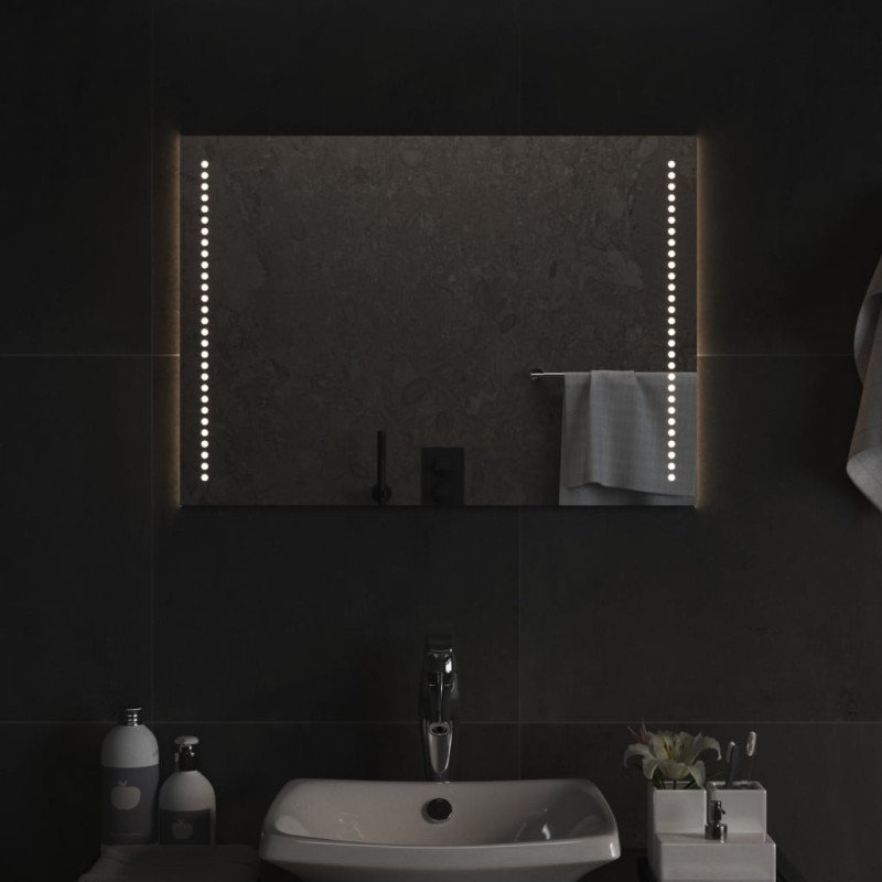 vidaXL Καθρέφτης Μπάνιου με LED 50 x 70 εκ.