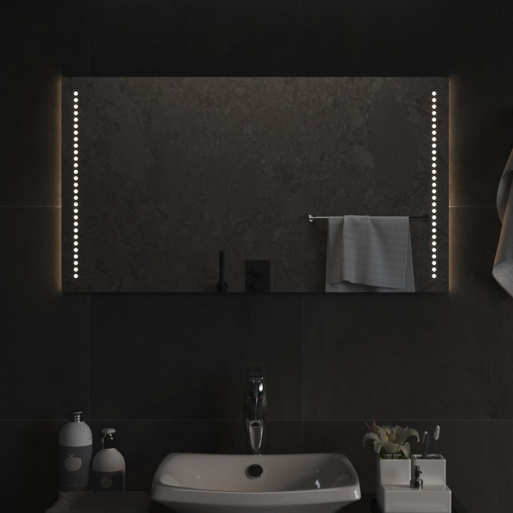 vidaXL Καθρέφτης Μπάνιου με LED 50x90 εκ.