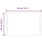 vidaXL Καθρέφτης Μπάνιου με LED 50x80 εκ.