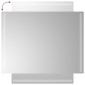 vidaXL Καθρέφτης Μπάνιου με LED 60x80 εκ.