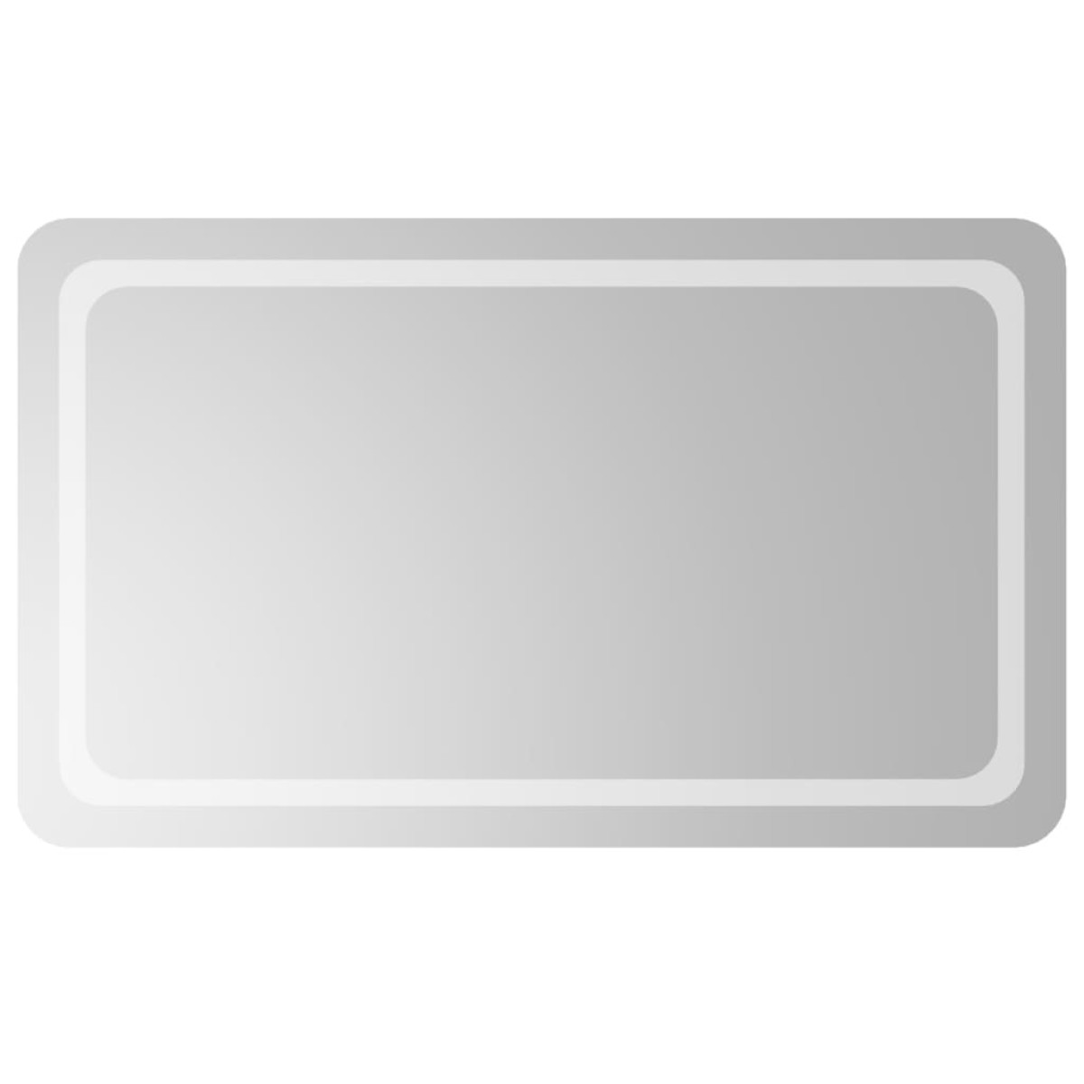 vidaXL Καθρέφτης Μπάνιου με LED 60x100 εκ.