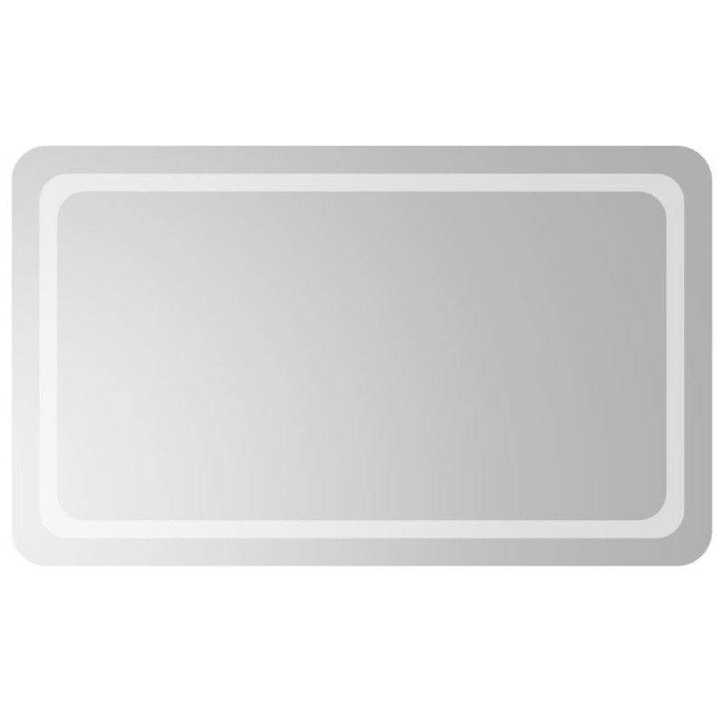 vidaXL Καθρέφτης Μπάνιου με LED 60x100 εκ.