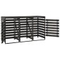 vidaXL Πλαίσιο Τριπλό για Κάδους 210x75x121 εκ. Βαμμένο Μασίφ Πεύκο