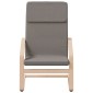 vidaXL Πολυθρόνα Relax Taupe Υφασμάτινη με Υποπόδιο