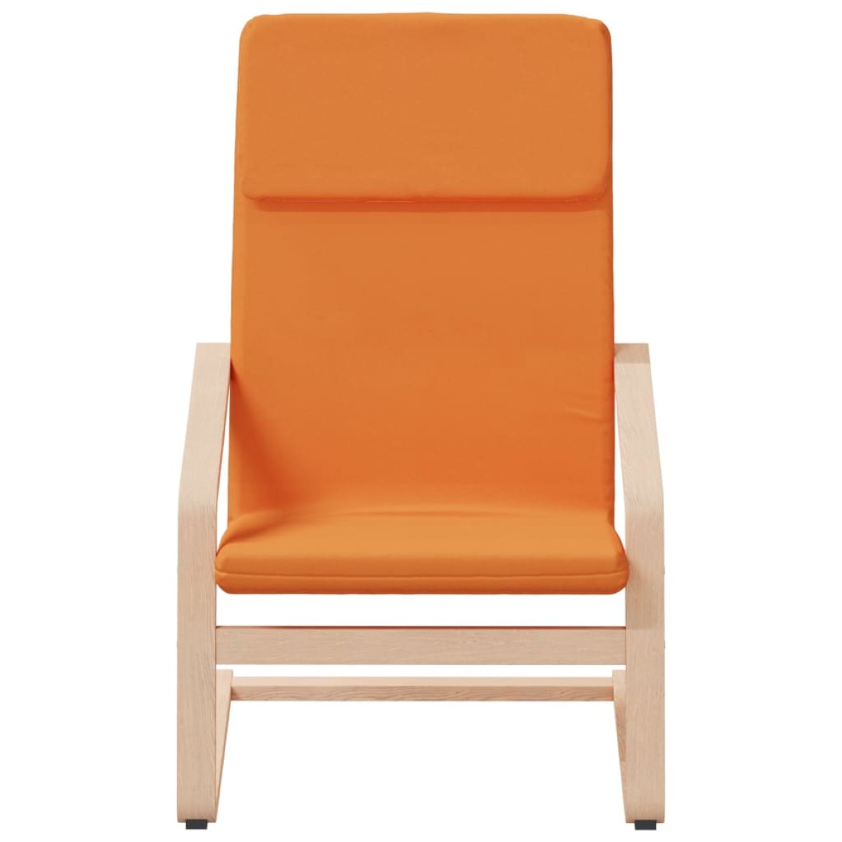 vidaXL Πολυθρόνα Relax Σκούρο Κίτρινο Υφασμάτινη με Υποπόδιο