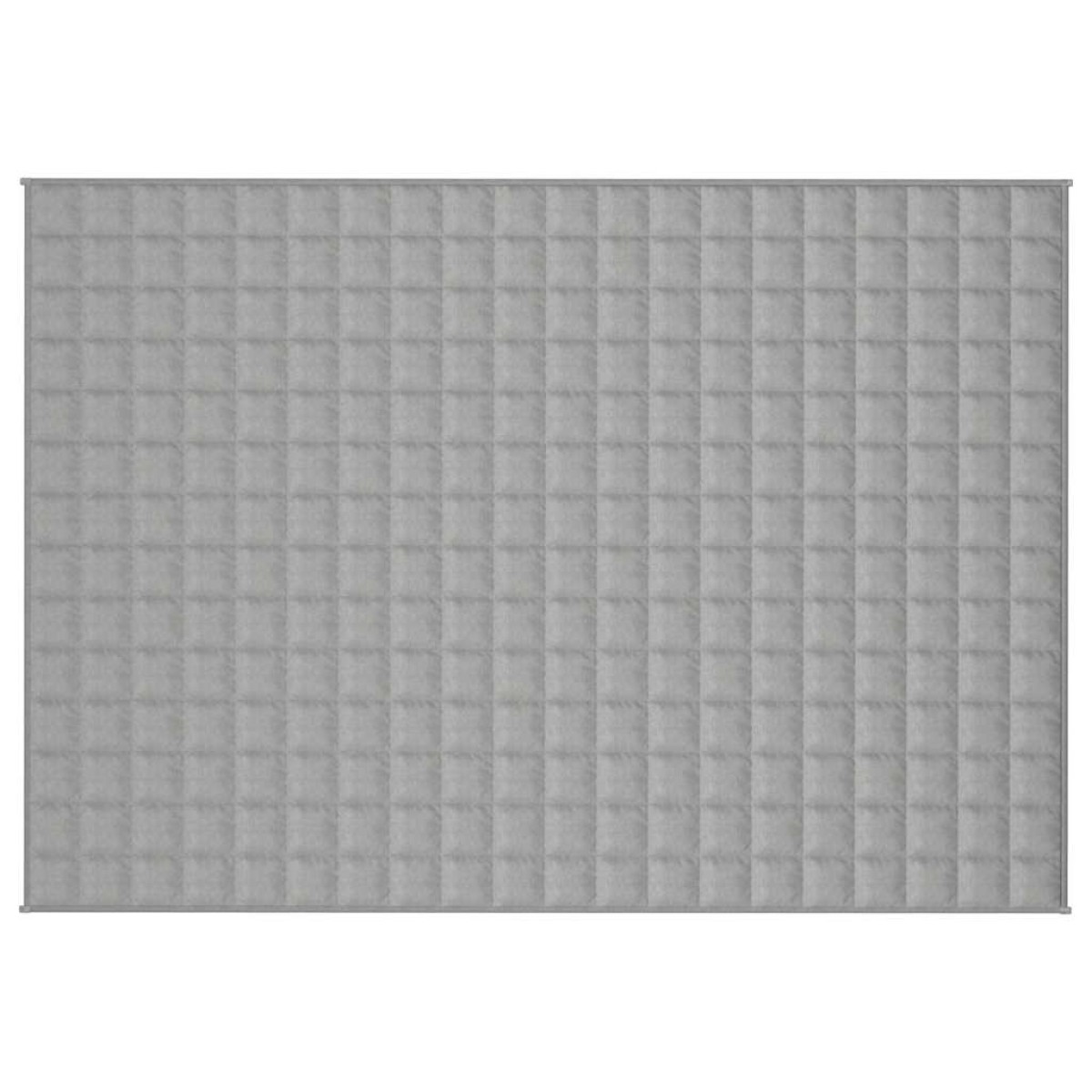vidaXL Κουβέρτα Βαρύτητας Γκρι 140 x 200 εκ. 6 κ. Υφασμάτινη