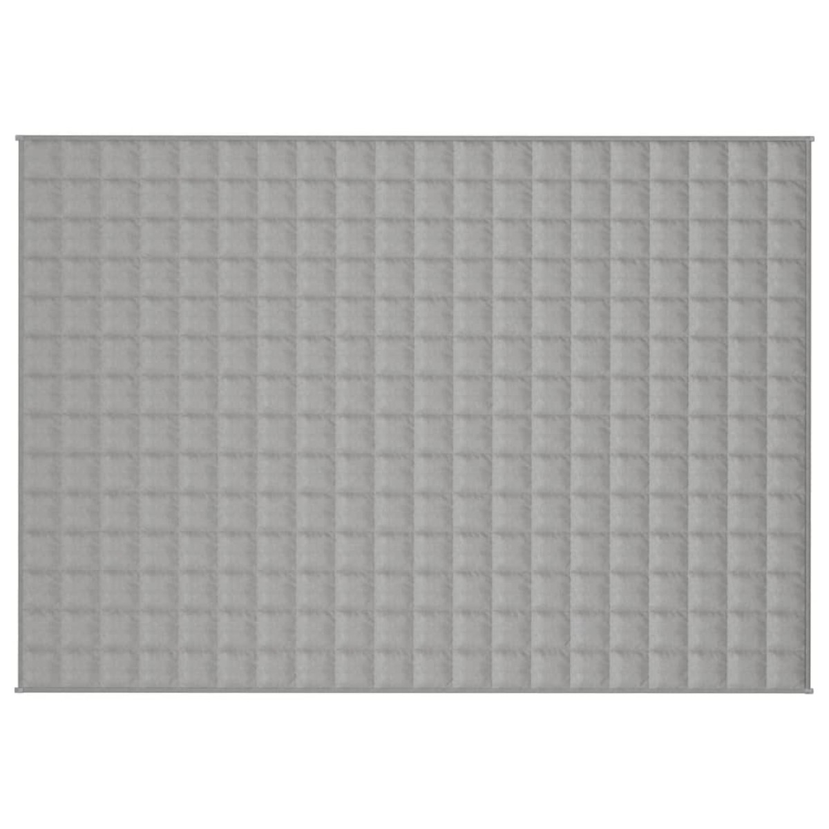 vidaXL Κουβέρτα Βαρύτητας Γκρι 137 x 200 εκ. 10 κ. Υφασμάτινη
