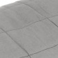 vidaXL Κουβέρτα Βαρύτητας Γκρι 220 x 230 εκ. 15 κ. Υφασμάτινη