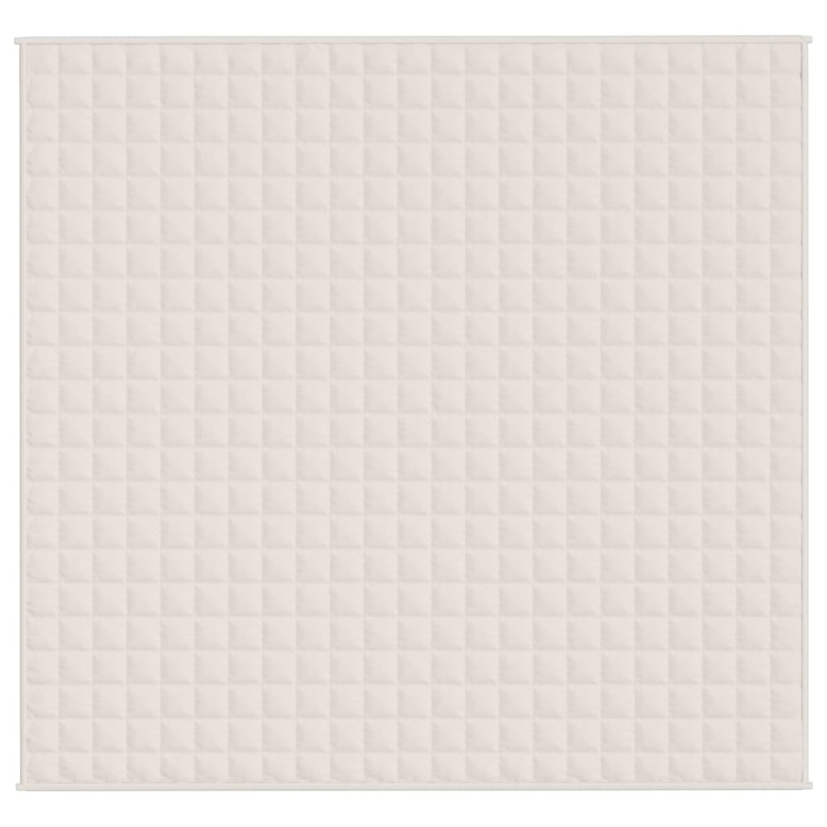 vidaXL Κουβέρτα Βαρύτητας Ανοιχτό Κρεμ 220 x 230 εκ. 11 κ. Υφασμάτινη