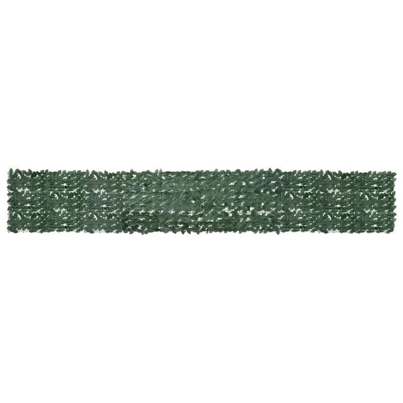 vidaXL Διαχωριστικό Βεράντας με Φύλλα Σκούρο Πράσινο 500 x 75 εκ.