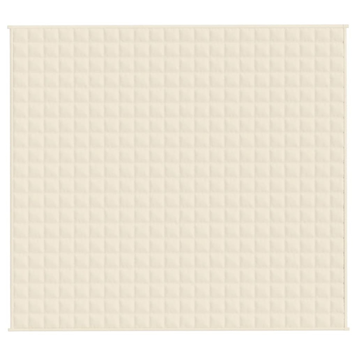 vidaXL Κουβέρτα Βαρύτητας Ανοιχτό Κρεμ 200 x 220 εκ. 9 κ. Υφασμάτινη