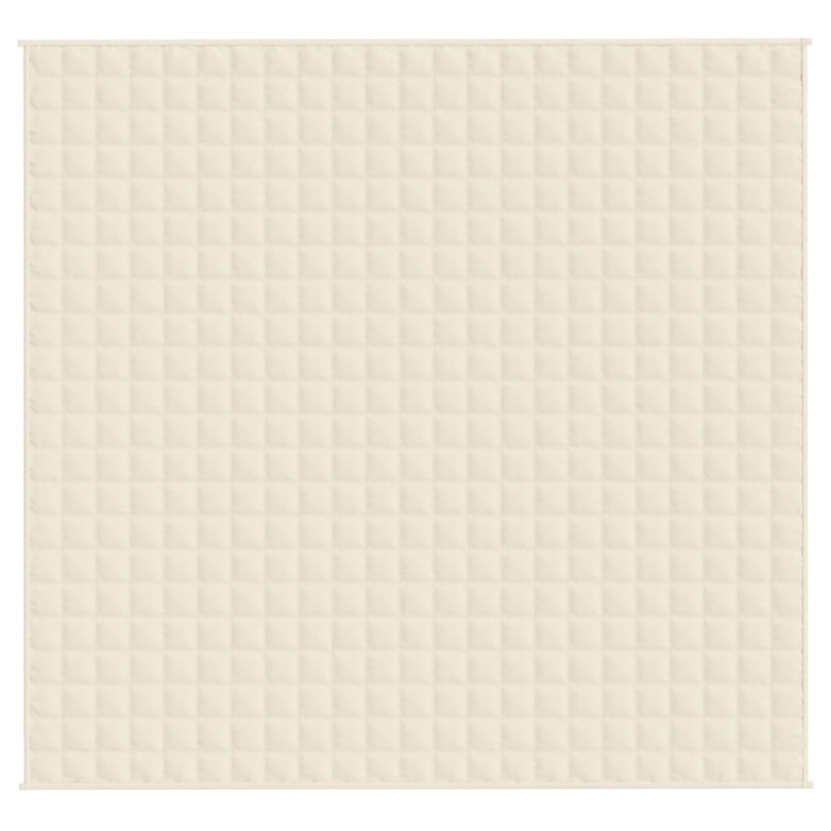 vidaXL Κουβέρτα Βαρύτητας Ανοιχτό Κρεμ 220 x 230 εκ. 11 κ. Υφασμάτινη