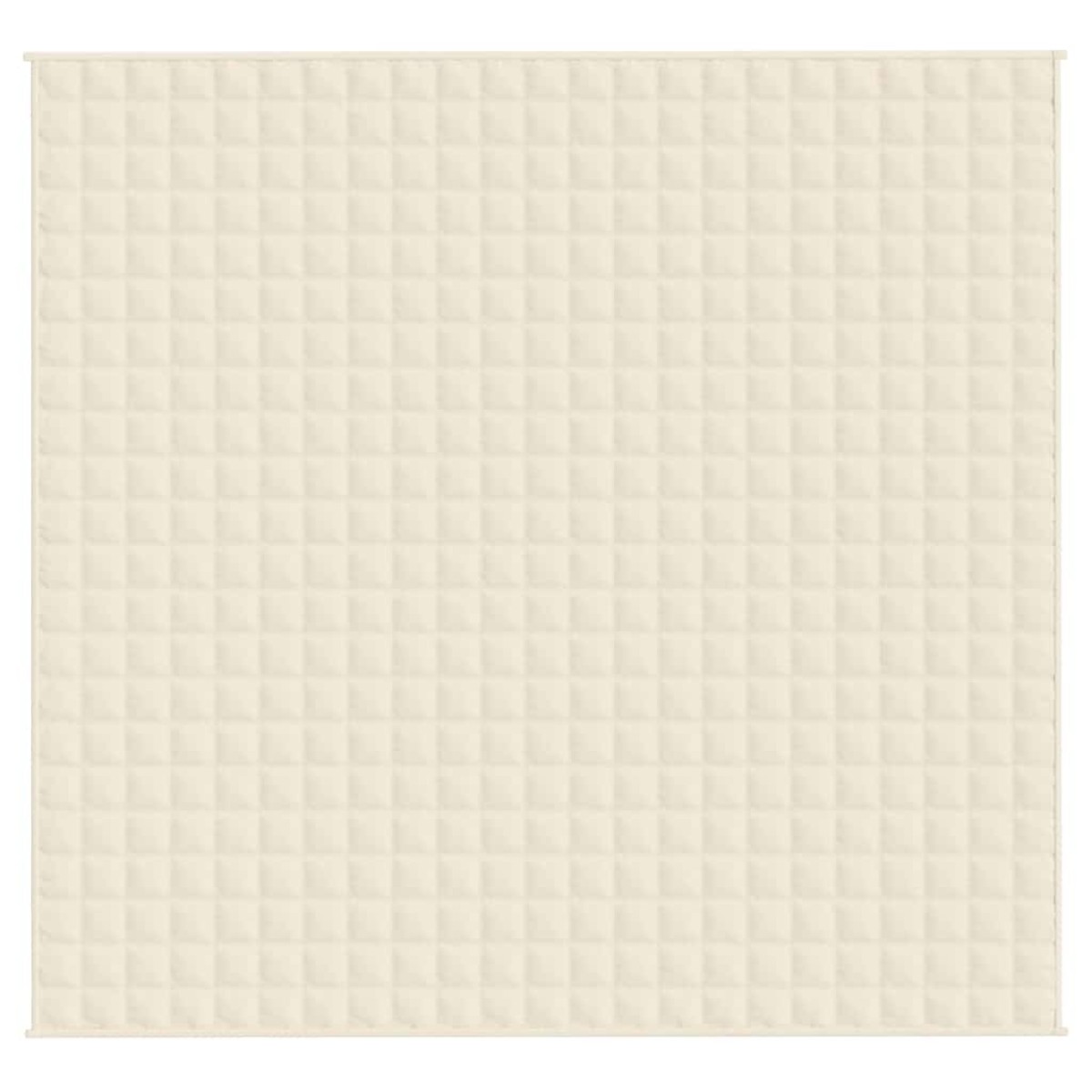 vidaXL Κουβέρτα Βαρύτητας Ανοιχτό Κρεμ 220 x 240 εκ. 15 κ. Υφασμάτινη