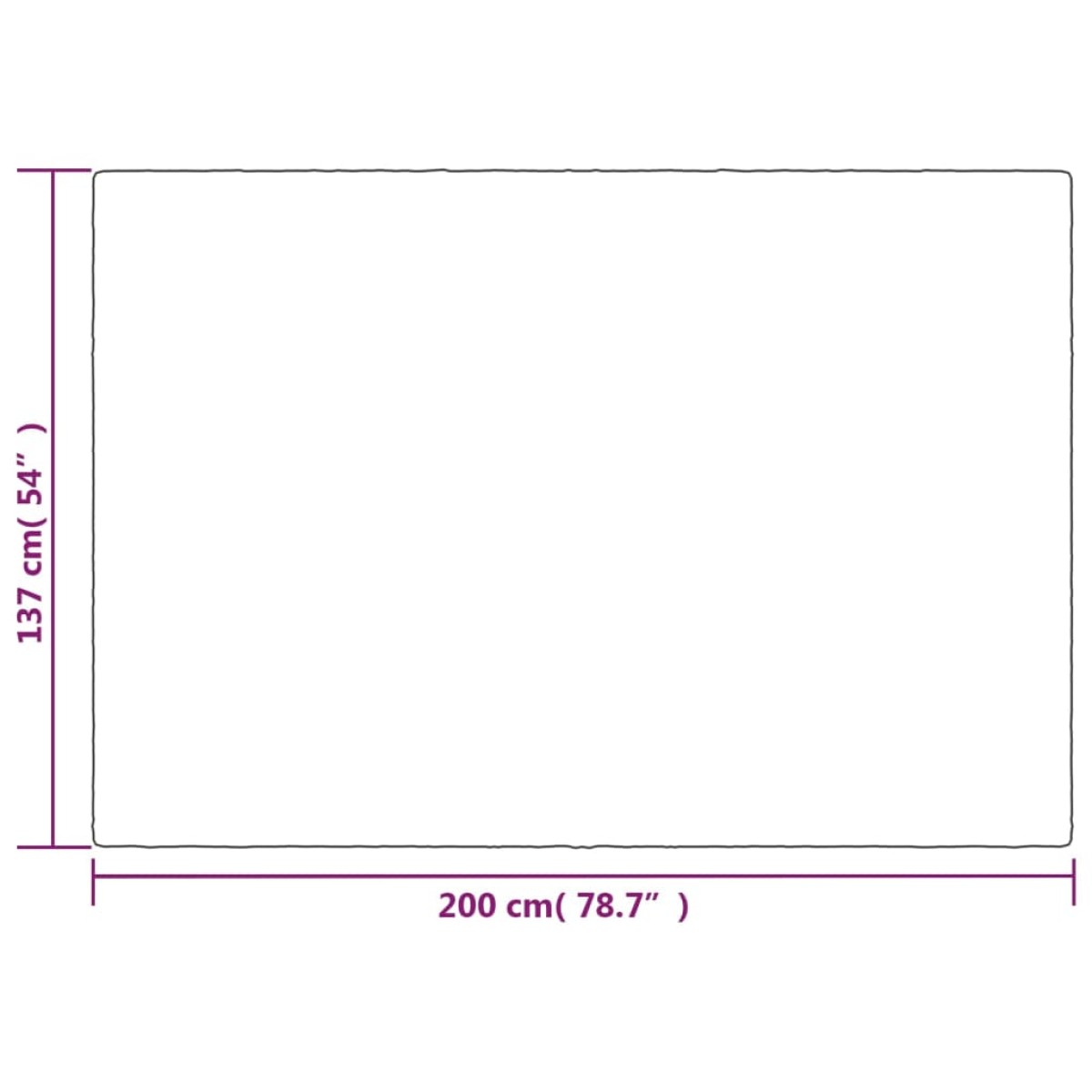 vidaXL Κουβέρτα Βαρύτητας με Κάλυμμα Γκρι 137x200 εκ. 6 κ. Υφασμάτινη