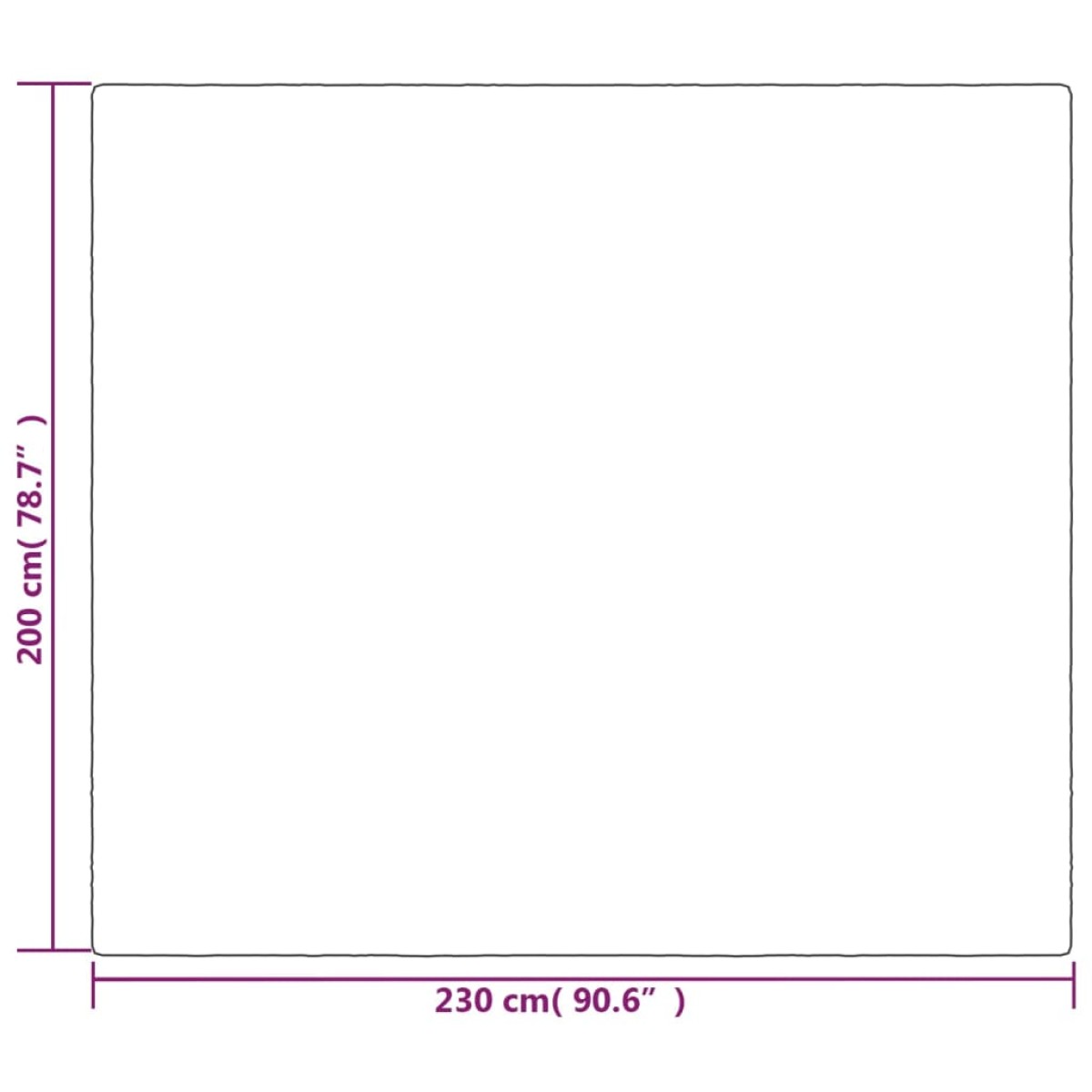 vidaXL Κουβέρτα Βαρύτητας με Κάλυμμα Γκρι 200x230 εκ. 13 κ. Υφασμάτινη