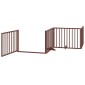 vidaXL Διαχωριστικό Σκύλων/Πόρτα Πτυσσόμενο 12 Πάνελ 960εκ Ξύλο Λεύκας