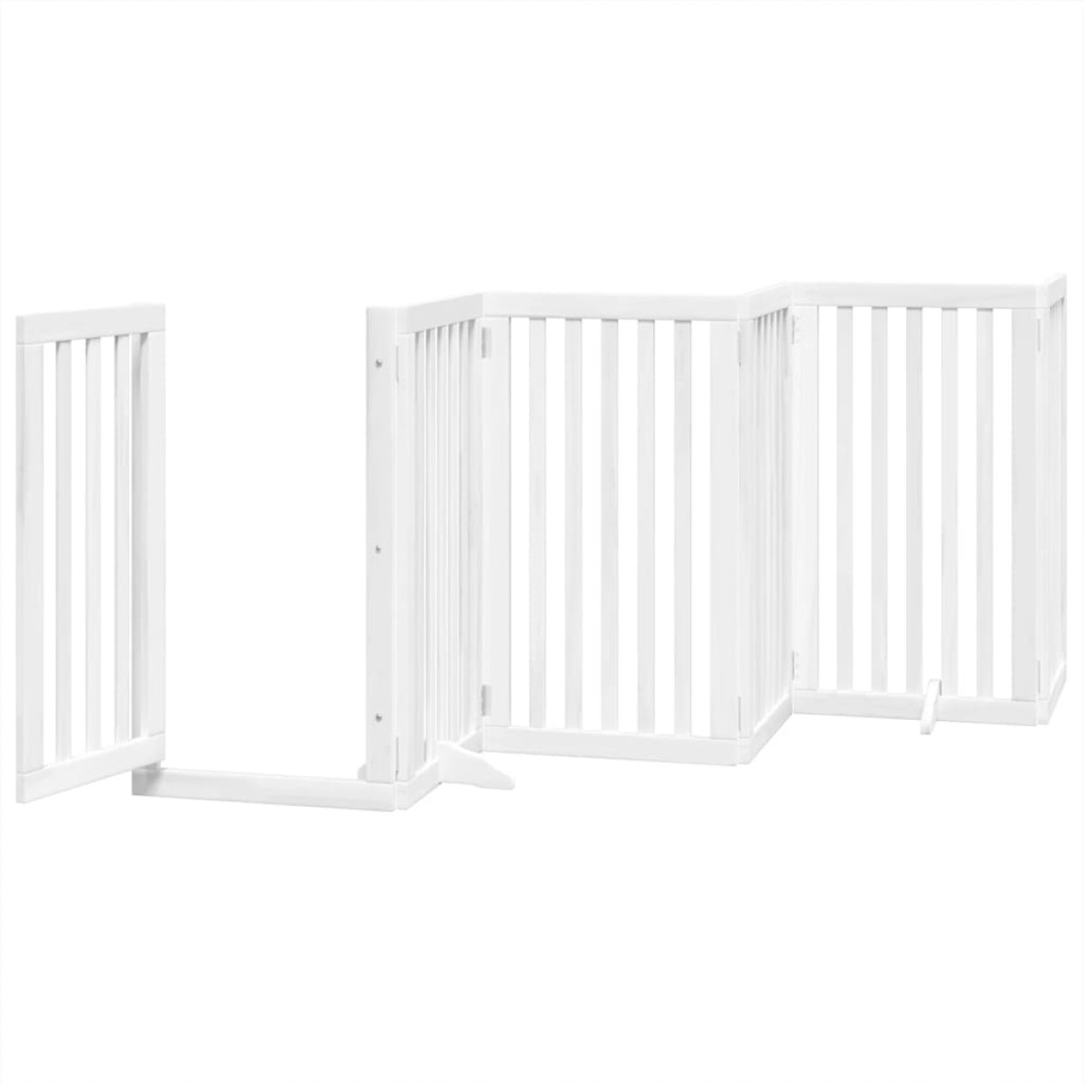 vidaXL Διαχωριστικό Σκύλων/Πόρτα Πτυσσόμενο 15 Πάνελ 750εκ Ξύλο Λεύκας