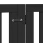 vidaXL Διαχωριστικό Σκύλων/Πόρτα Πτυσσόμενο 12 Πάνελ 960εκ Ξύλο Λεύκας