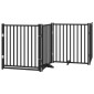 vidaXL Διαχωριστικό Σκύλων/Πόρτα Πτυσσόμενο 8 Πάνελ 640εκ Ξύλο Λεύκας