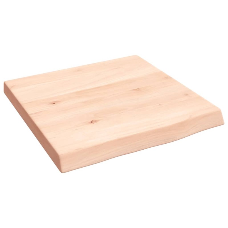 vidaXL Πάγκος Μπάνιου 40 x 40 x (2-4) εκ. από Ακατέργαστο Μασίφ Ξύλο