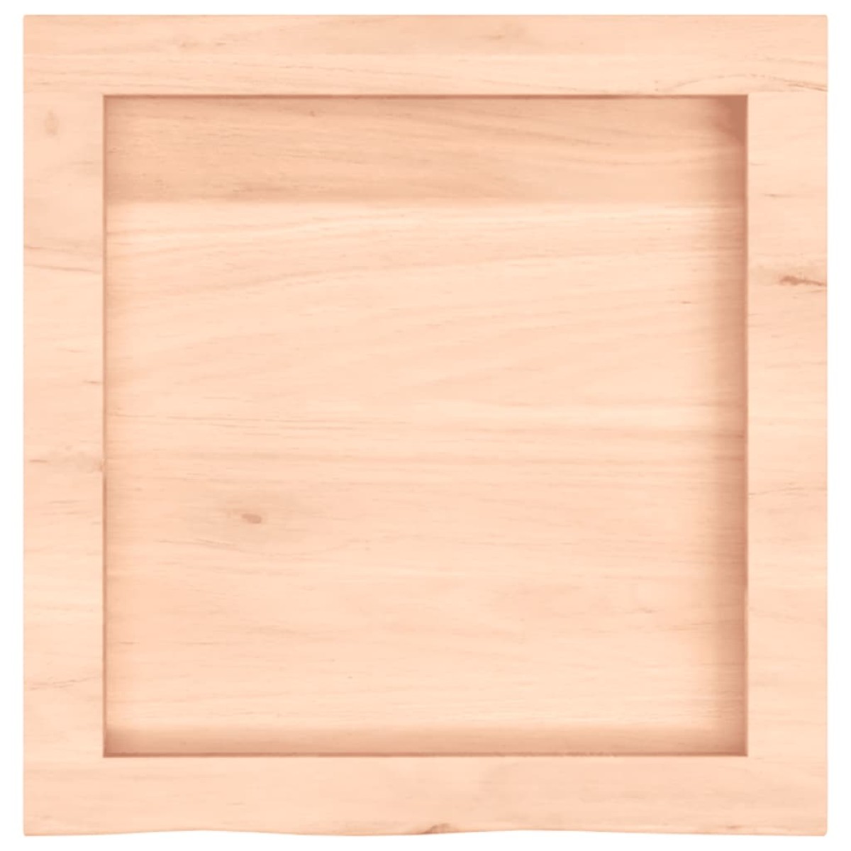 vidaXL Πάγκος Μπάνιου 40 x 40 x (2-6) εκ. από Ακατέργαστο Μασίφ Ξύλο