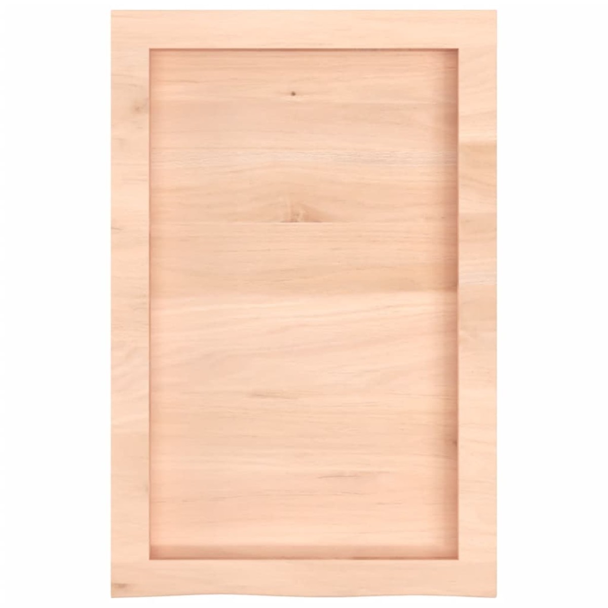 vidaXL Πάγκος Μπάνιου 40 x 60 x (2-4) εκ. από Ακατέργαστο Μασίφ Ξύλο