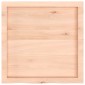 vidaXL Πάγκος Μπάνιου 60 x 60 x (2-4) εκ. από Ακατέργαστο Μασίφ Ξύλο