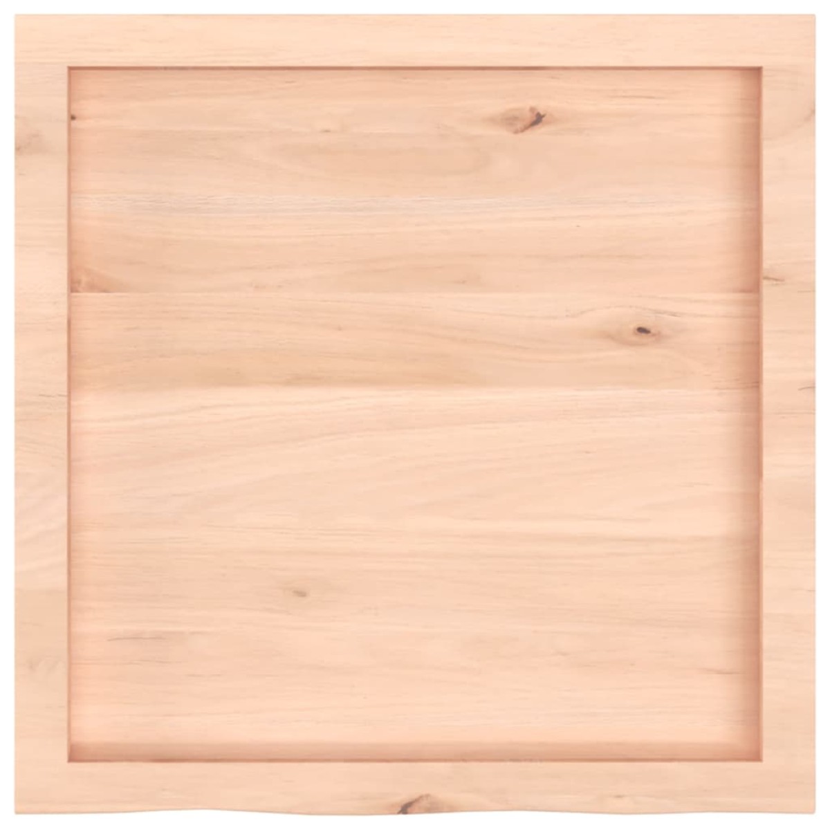 vidaXL Πάγκος Μπάνιου 60x60x(2-6) εκ. από Ακατέργαστο Μασίφ Ξύλο