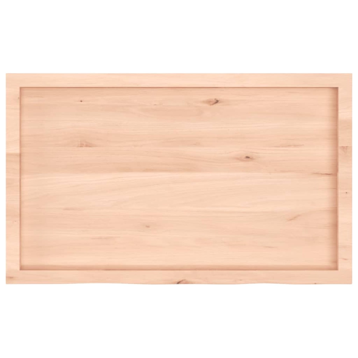 vidaXL Πάγκος Μπάνιου 100x60x4 εκ. Ακατέργαστο Μασίφ Ξύλο