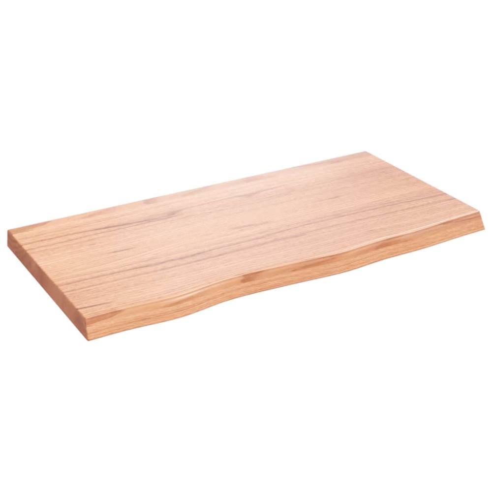 vidaXL Πάγκος Μπάνιου Αν. Καφέ 80x40x(2-4) εκ. Επεξεργ. Μασίφ Ξύλο