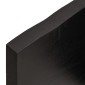vidaXL Πάγκος Μπάνιου Σκ. Γκρι 40x30x(2-4) εκ. Επεξ. Μασίφ Ξύλο