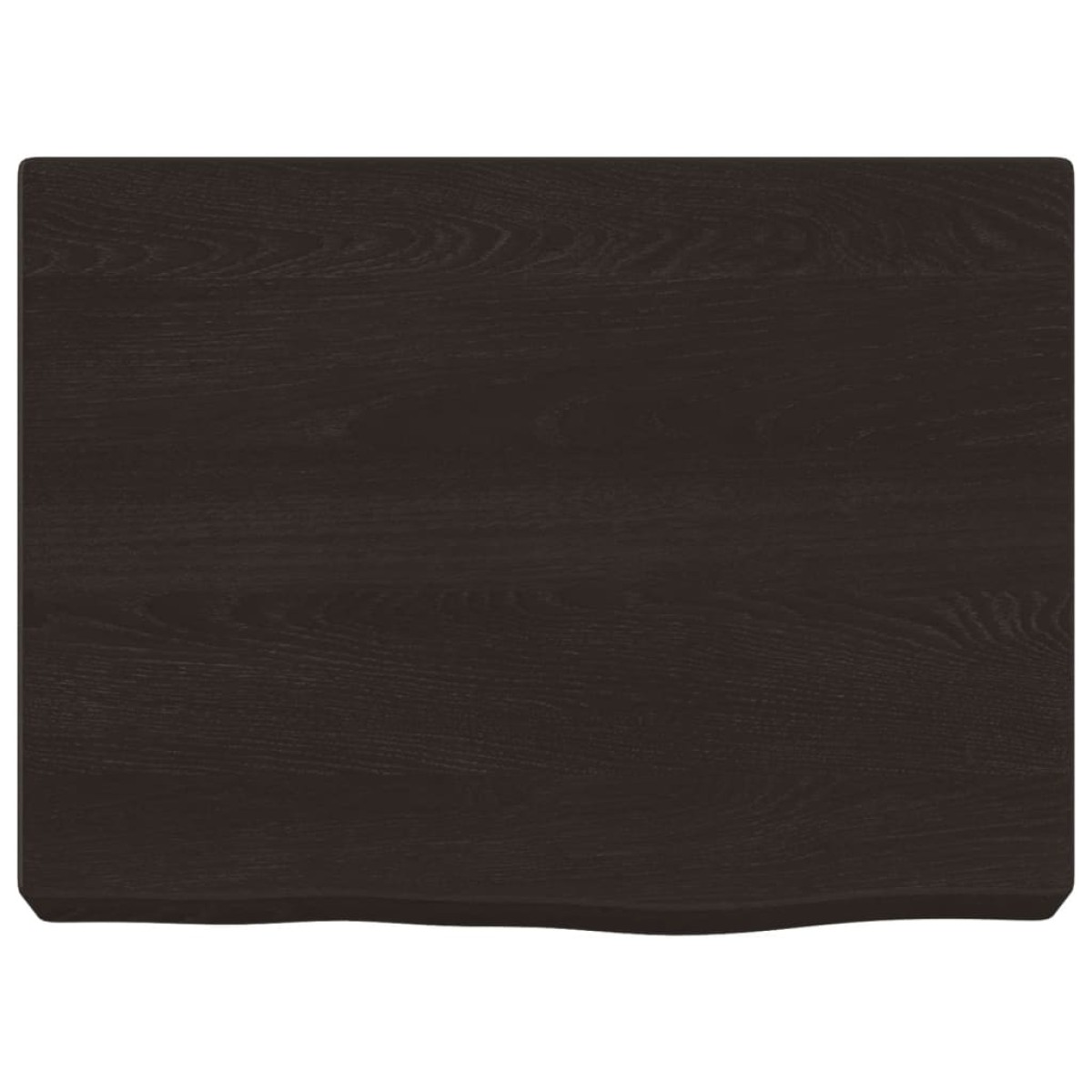 vidaXL Πάγκος Μπάνιου Σκούρο Γκρι 40x30x(2-6) εκ. Επεξεργ. Μασίφ Ξύλο