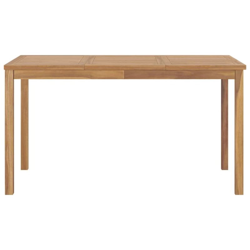 vidaXL Τραπεζαρία Κήπου 140 x 80 x 77 εκ. από Μασίφ Ξύλο Teak