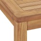 vidaXL Τραπεζαρία Κήπου 140 x 80 x 77 εκ. από Μασίφ Ξύλο Teak