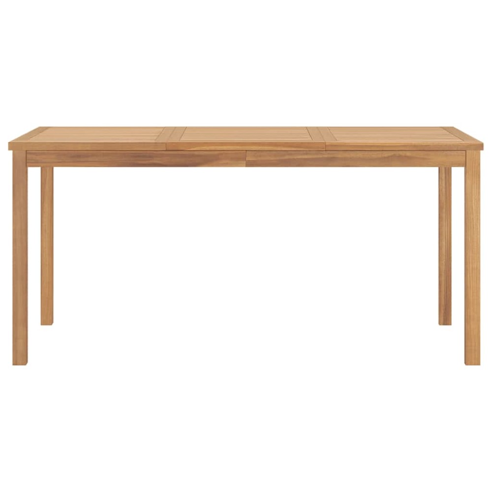 vidaXL Τραπεζαρία Κήπου 160 x 80 x 77 εκ. από Μασίφ Ξύλο Teak