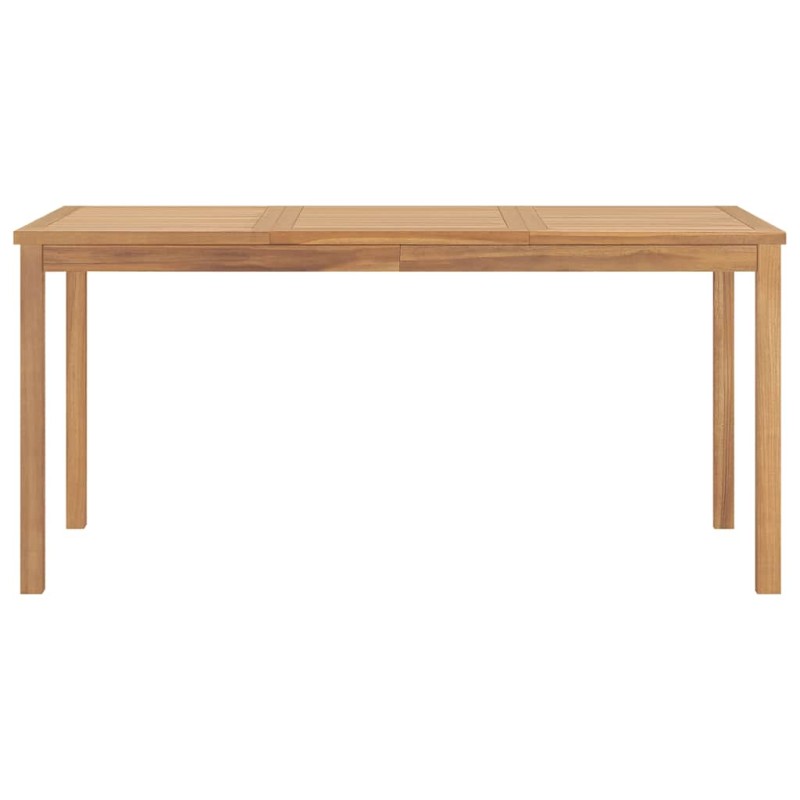 vidaXL Τραπεζαρία Κήπου 160 x 80 x 77 εκ. από Μασίφ Ξύλο Teak