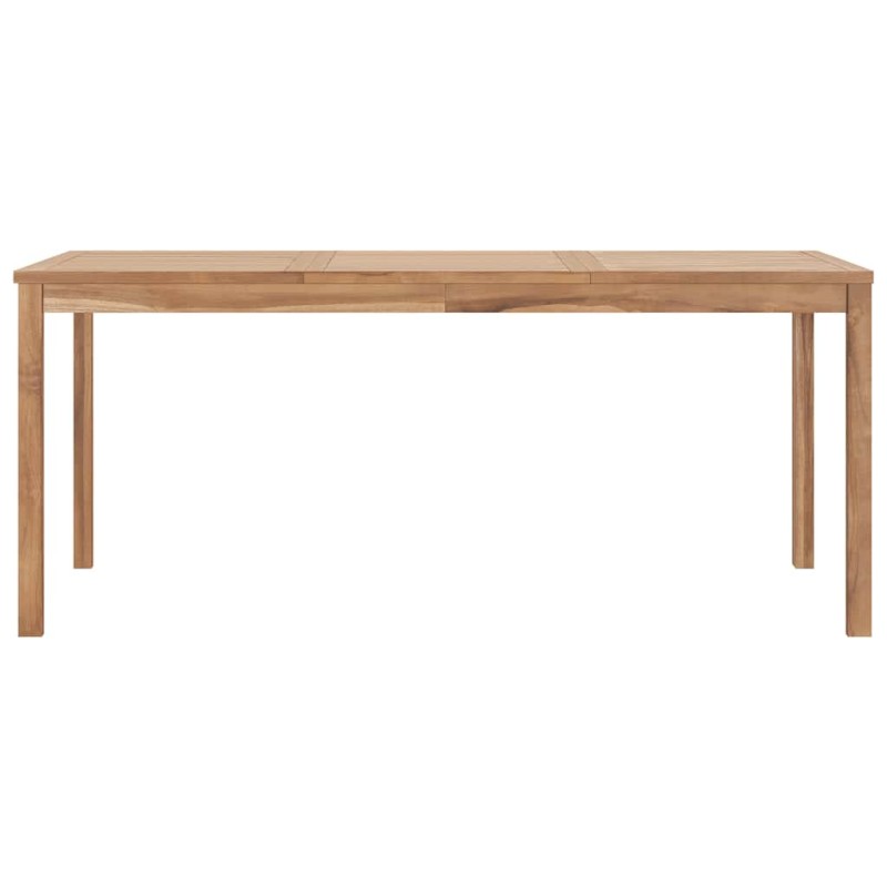 vidaXL Τραπεζαρία Κήπου 180 x 90 x 77 εκ. από Μασίφ Ξύλο Teak
